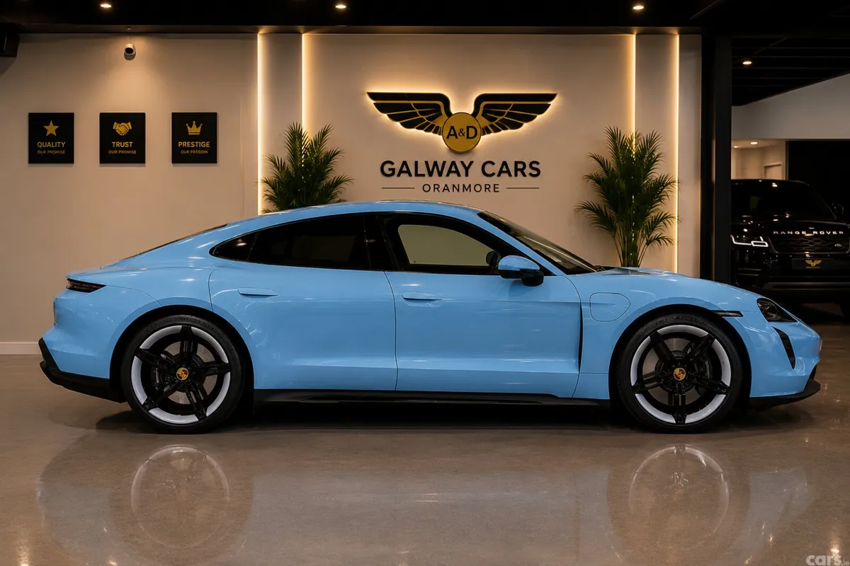 Porsche Taycan Saloon, Electric, 2023, Blue