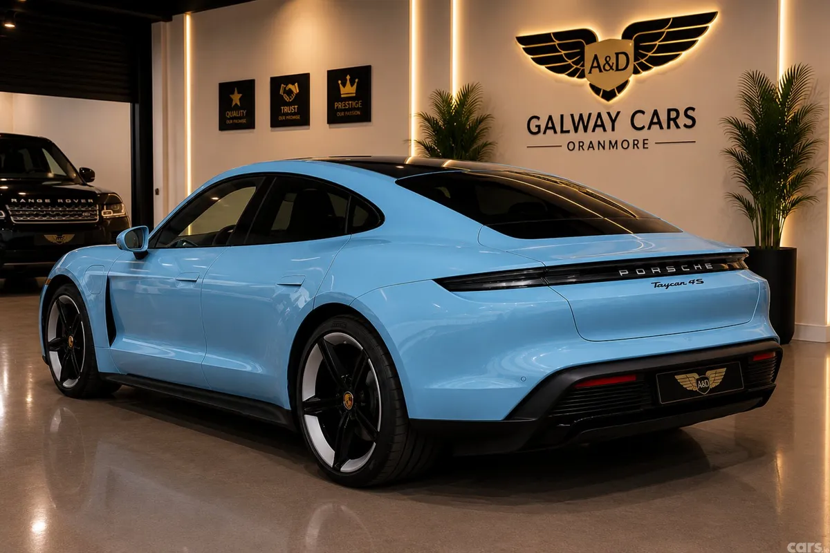 Porsche Taycan Saloon, Electric, 2023, Blue