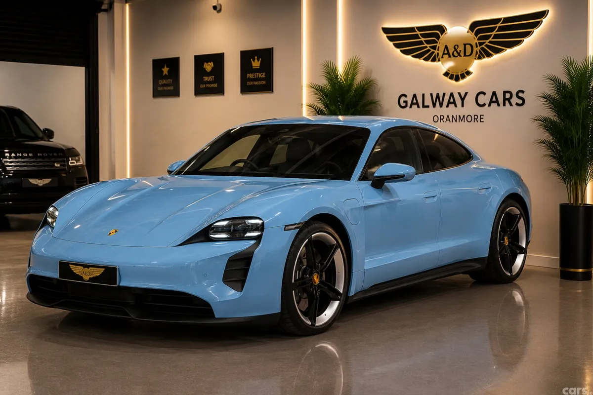 Porsche Taycan Saloon, Electric, 2023, Blue