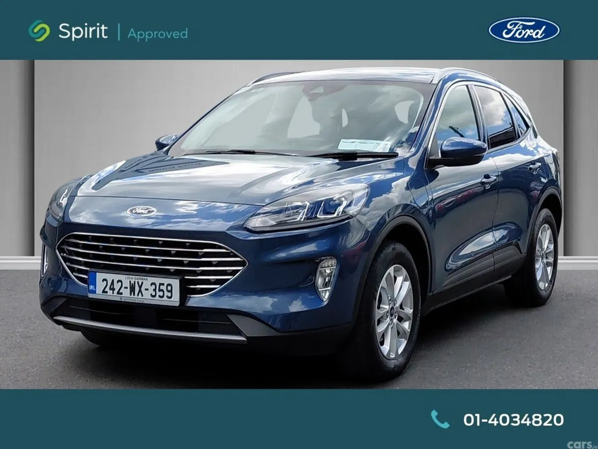 Ford Kuga SUV, Petrol Plug-in Hybrid, 2024, Blue