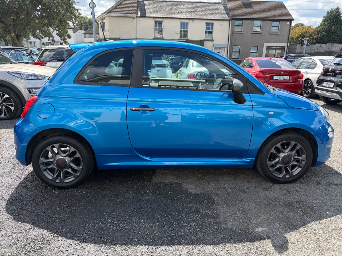 Fiat 500 Hatchback, Petrol, 2019, Blue
