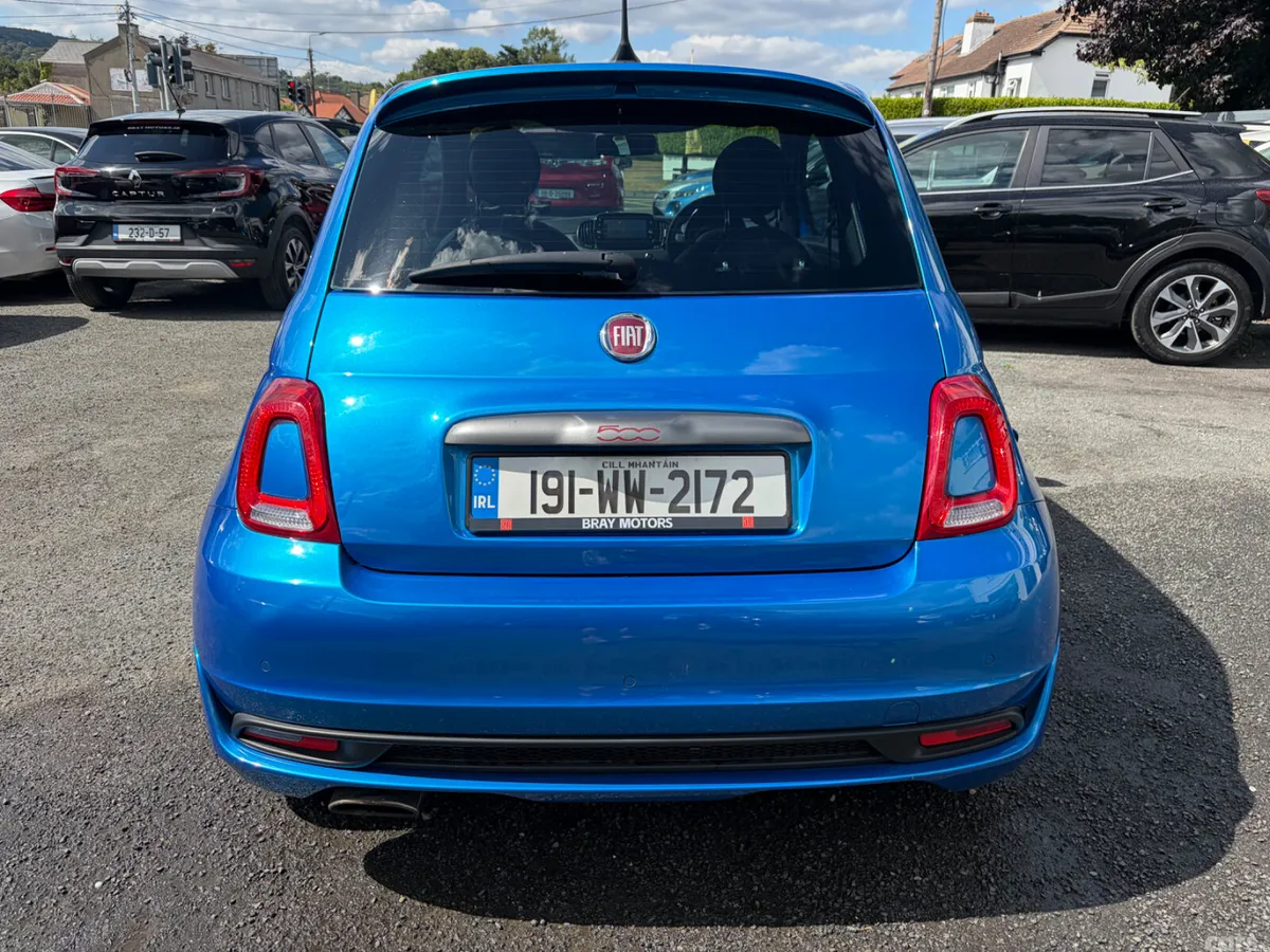 Fiat 500 Hatchback, Petrol, 2019, Blue