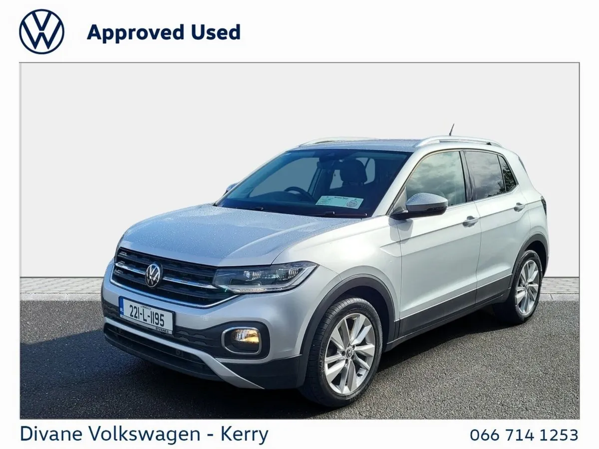 Volkswagen T-Cross Hatchback, Petrol, 2022, Silver