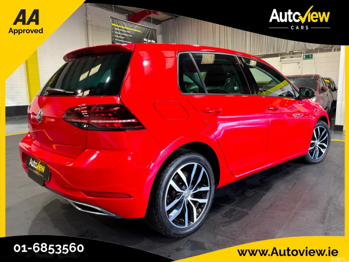 Volkswagen Golf Hatchback, Petrol, 2019, Red