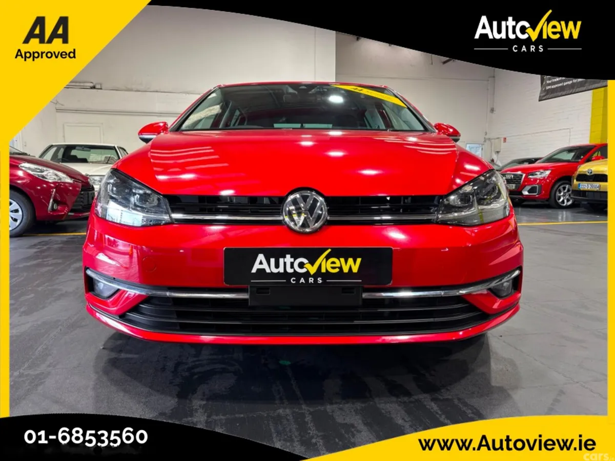 Volkswagen Golf Hatchback, Petrol, 2019, Red