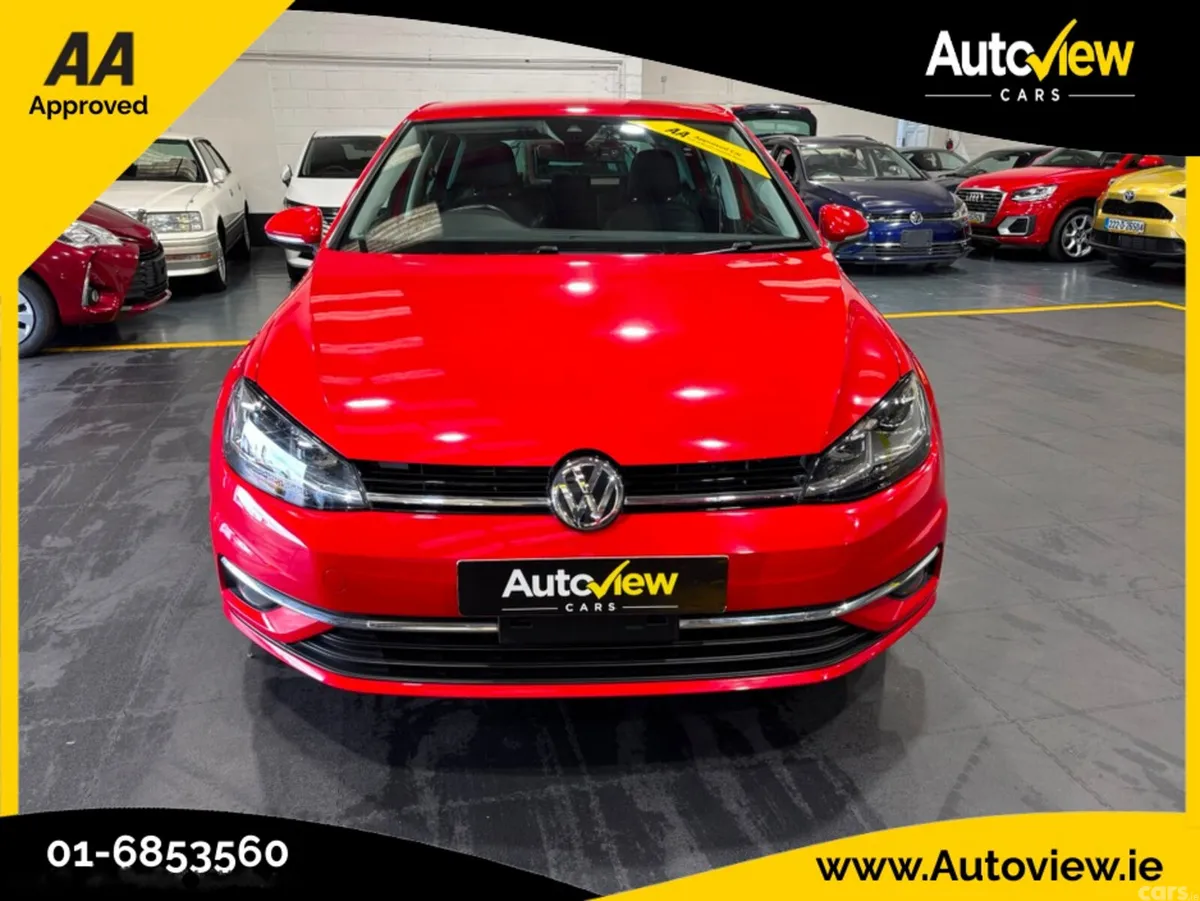 Volkswagen Golf Hatchback, Petrol, 2019, Red