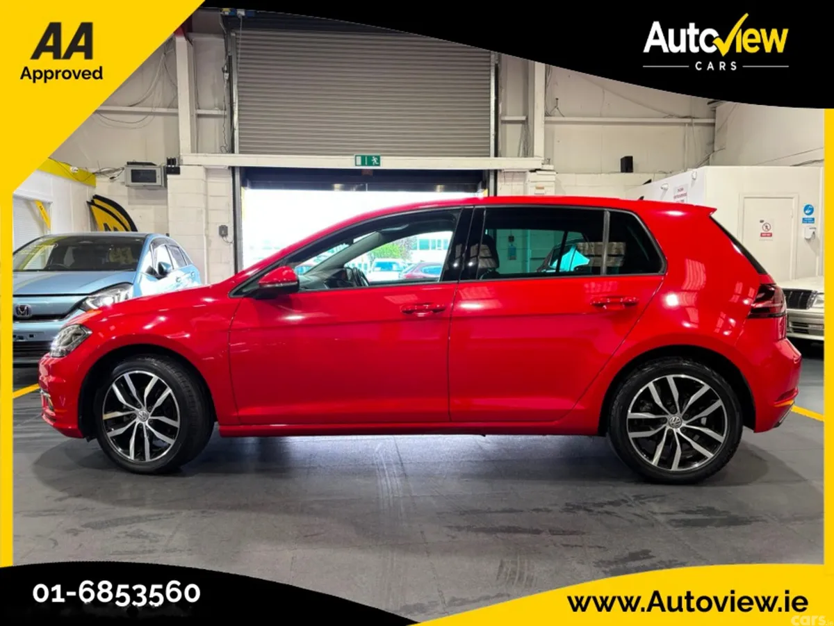 Volkswagen Golf Hatchback, Petrol, 2019, Red