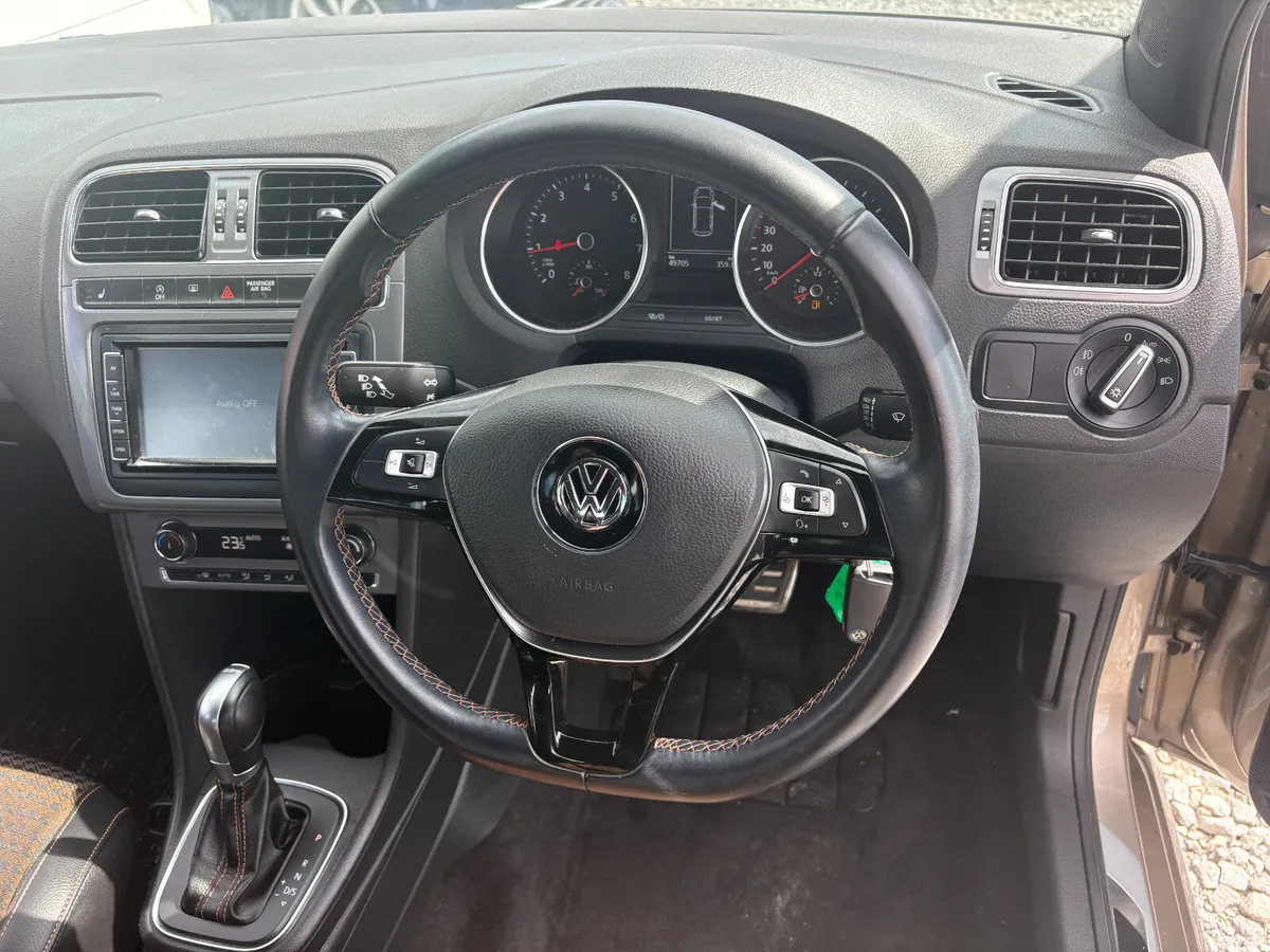 Volkswagen Polo Hatchback, Petrol, 2017, Gold