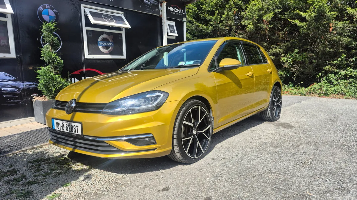 Volkswagen Golf Hatchback, Petrol, 2018, Gold