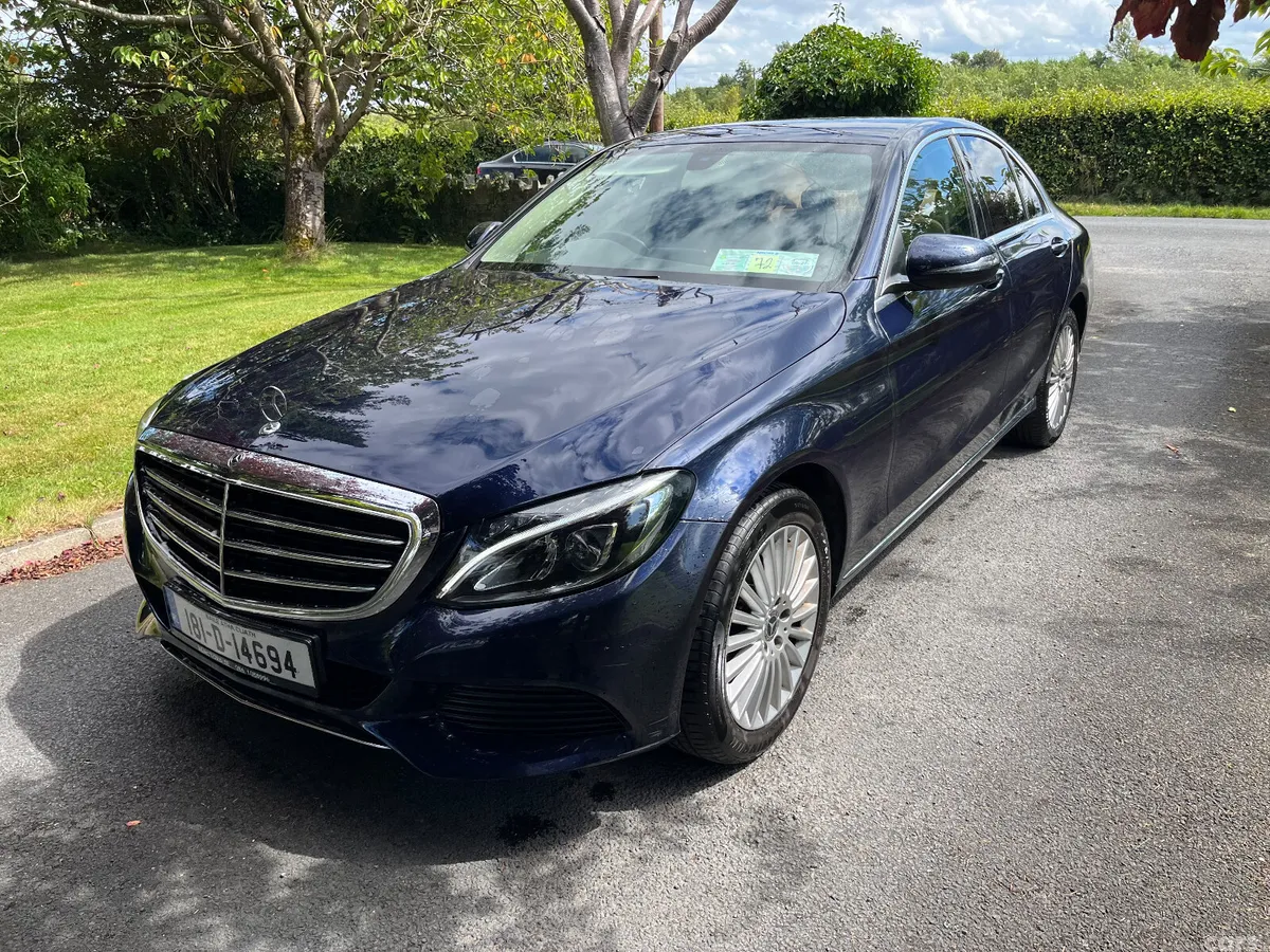 Mercedes-Benz C-Class Saloon, Diesel, 2018, Blue