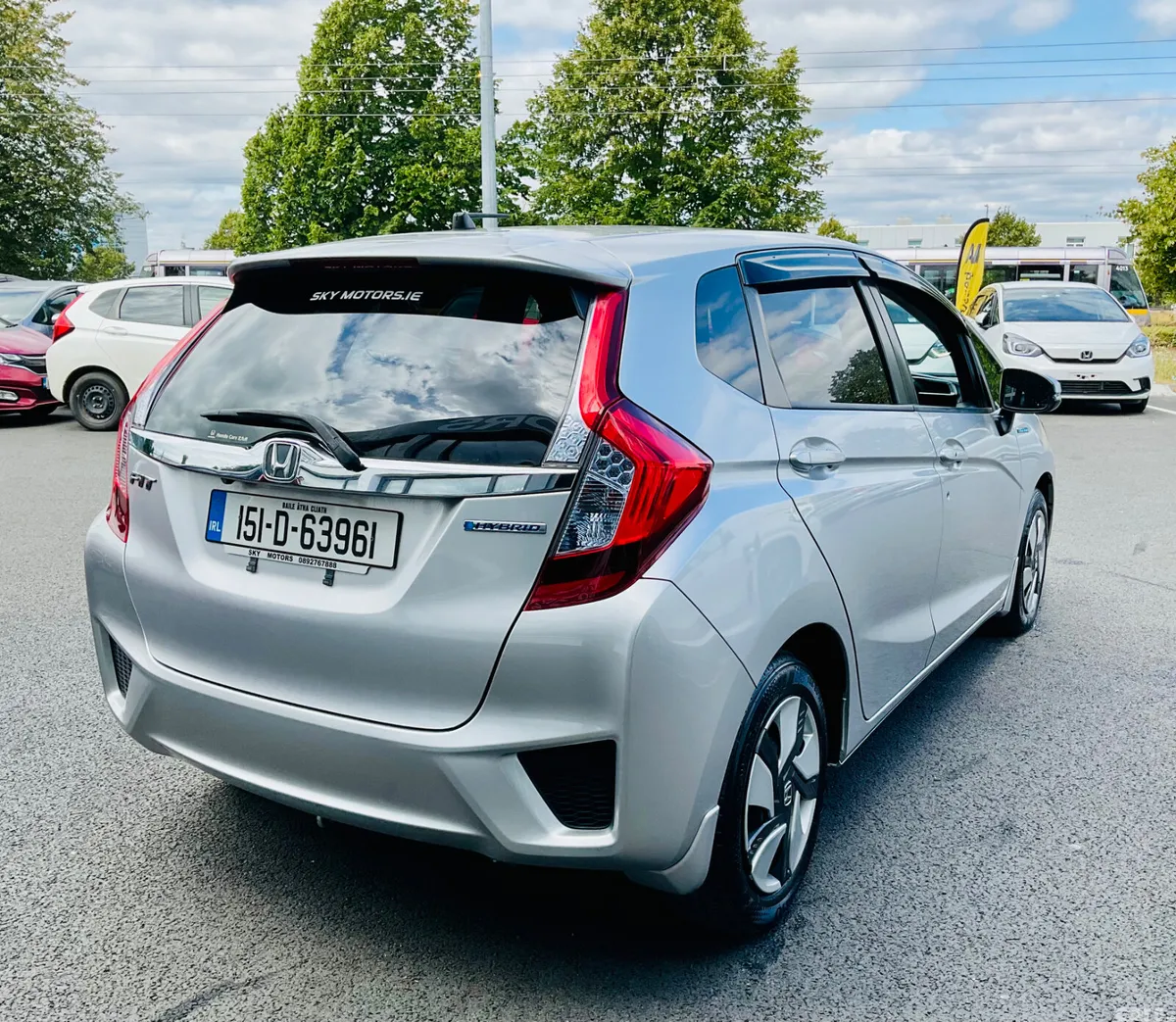 Honda Fit Hatchback, Petrol Hybrid, 2015, Silver