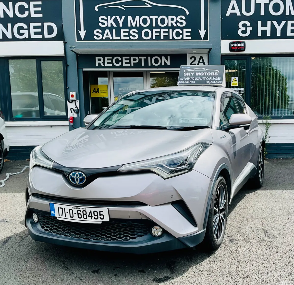 Toyota C-HR Hatchback, Petrol Hybrid, 2017, Silver