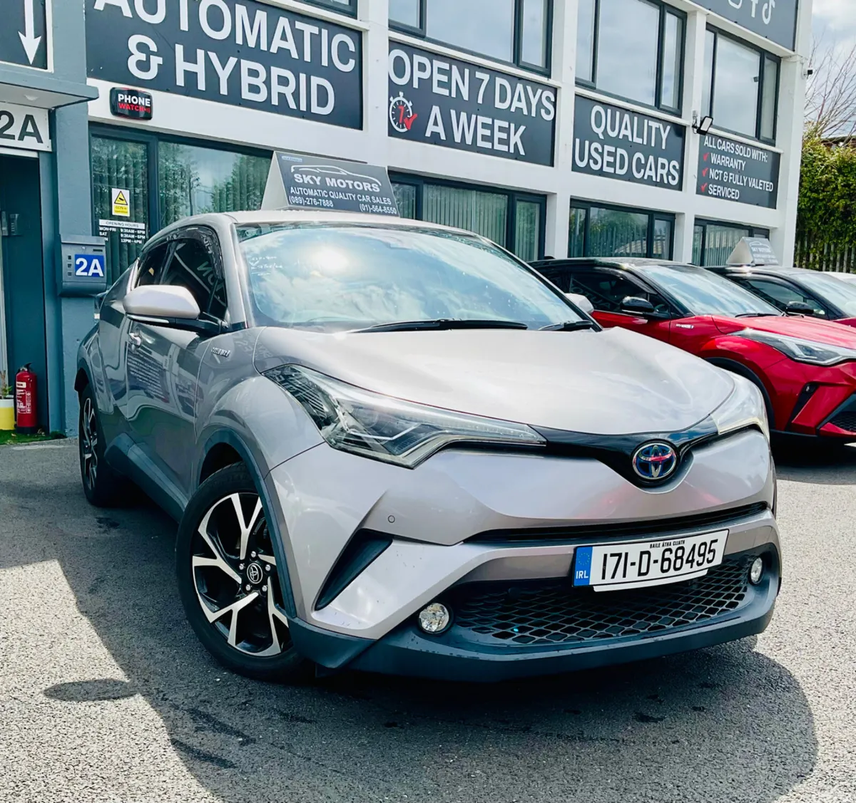 Toyota C-HR Hatchback, Petrol Hybrid, 2017, Silver