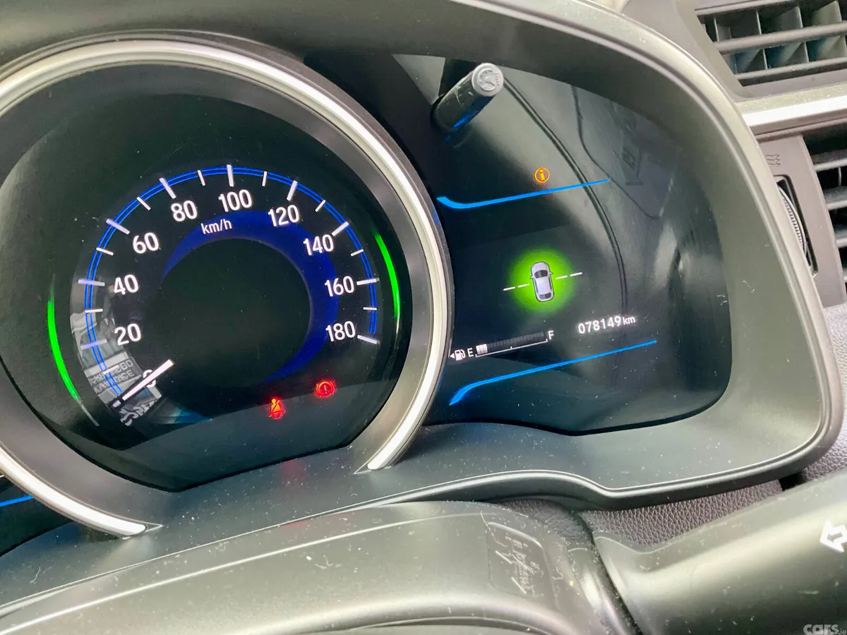Honda Fit Hatchback, Petrol Hybrid, 2016, Red
