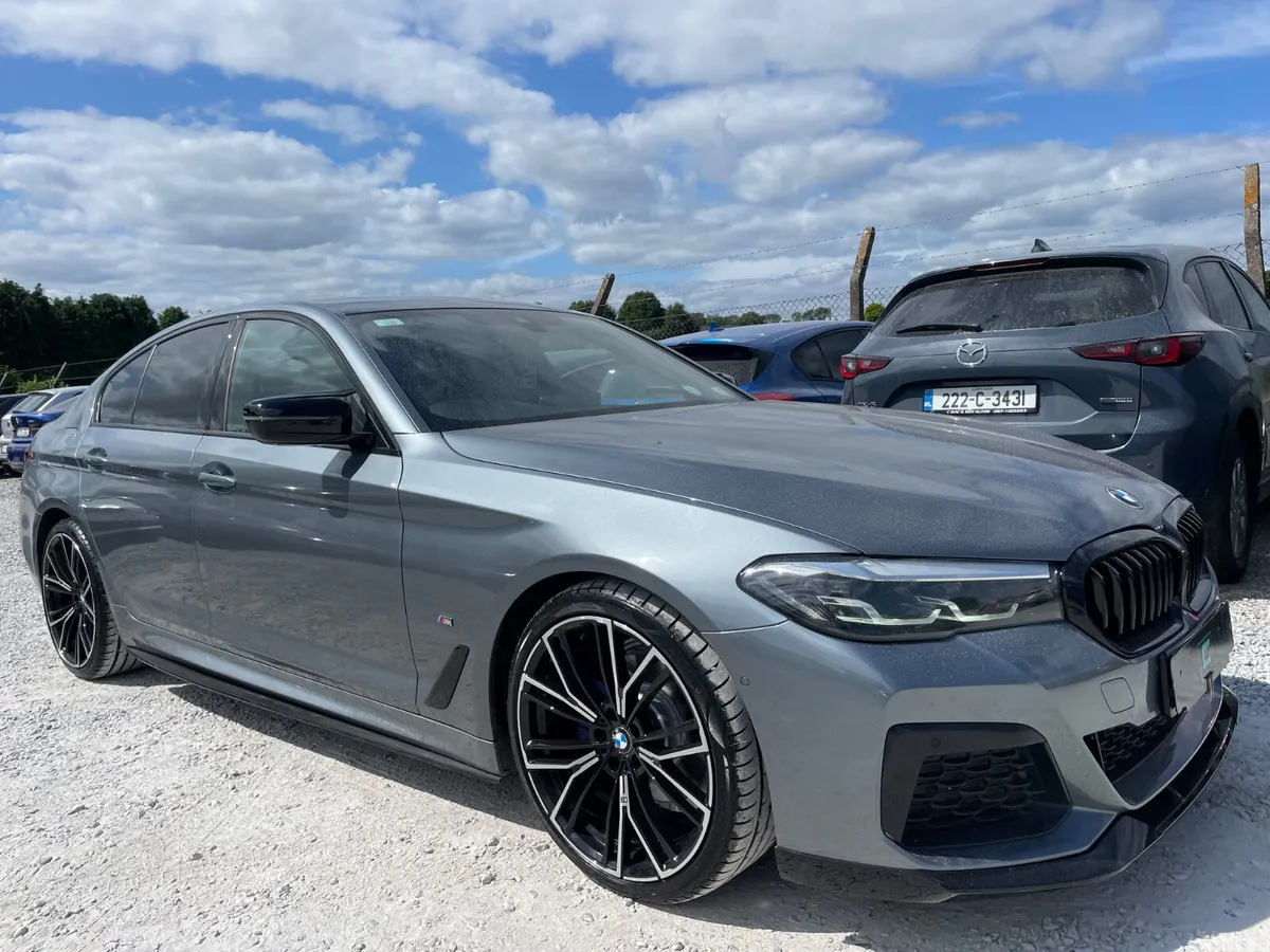 BMW 5-Series Saloon, Diesel, 2021, Blue
