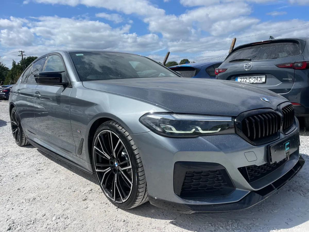BMW 5-Series Saloon, Diesel, 2021, Blue