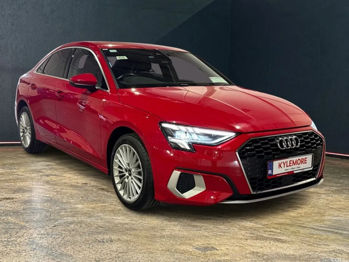 Audi A3 Saloon, Petrol, 2021, Red