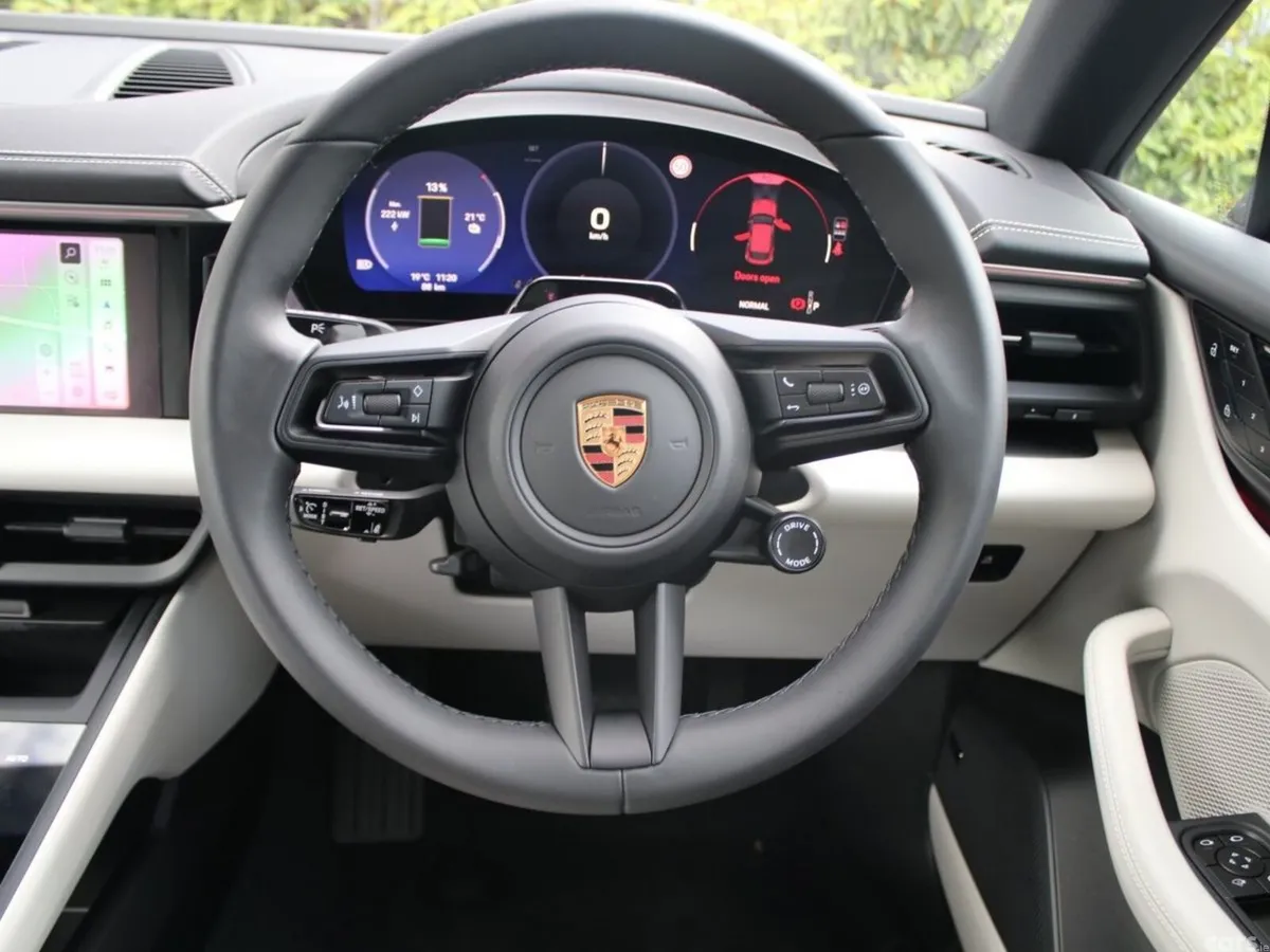 Porsche Macan SUV, Electric, 2026, Red
