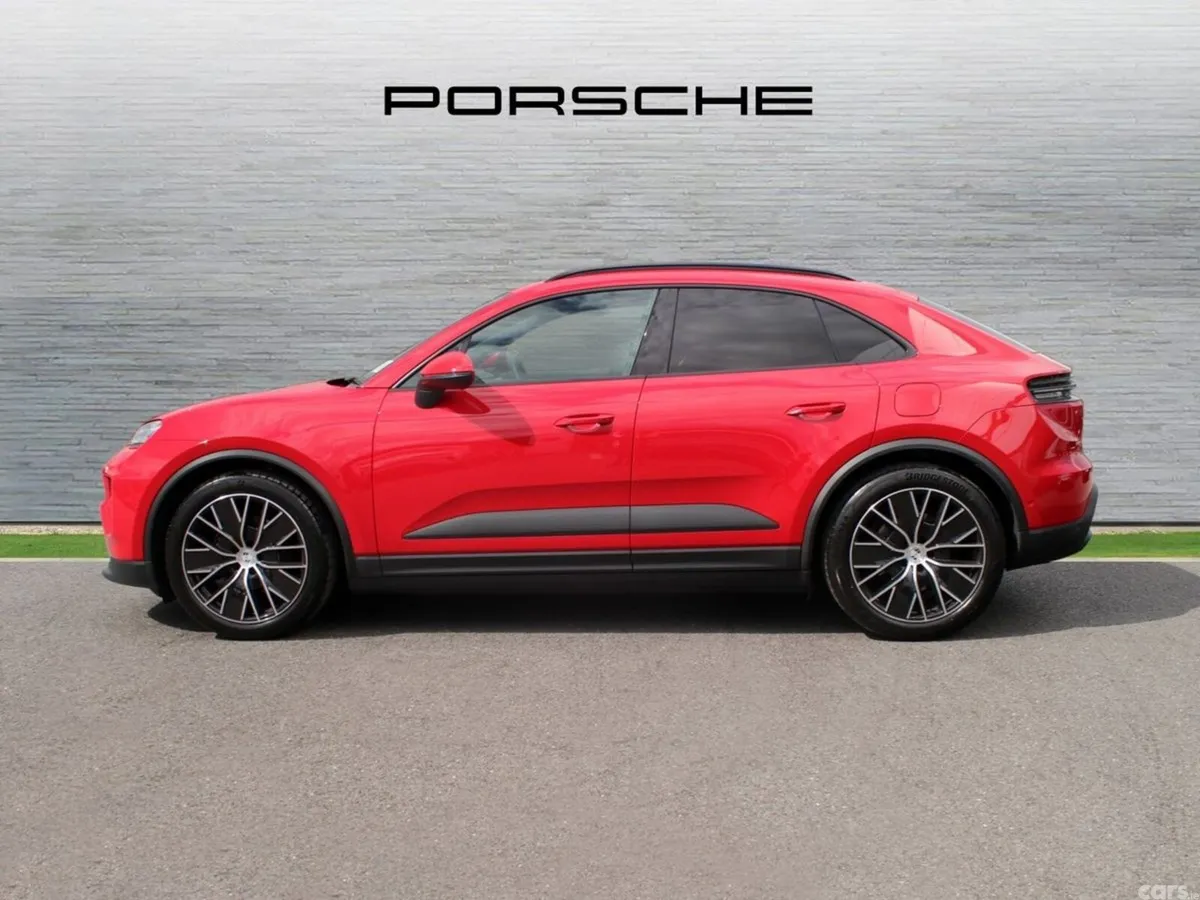Porsche Macan SUV, Electric, 2026, Red