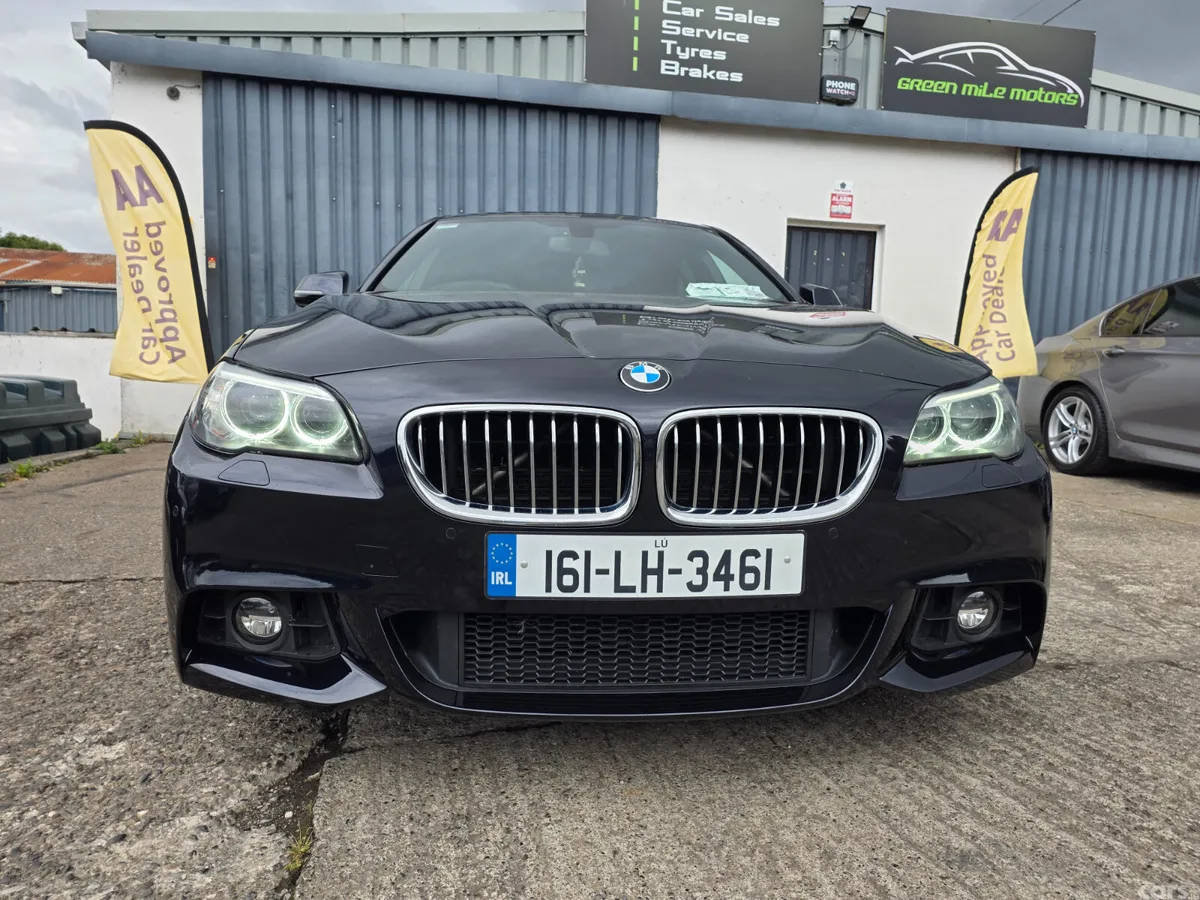 BMW 5-Series Saloon, Diesel, 2016, Blue