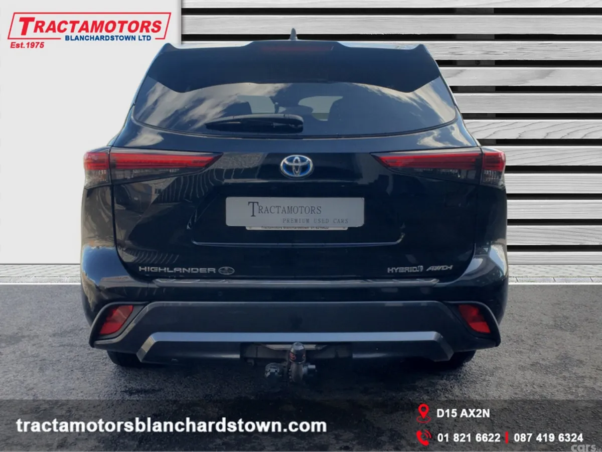 Toyota Highlander Estate, Petrol Hybrid, 2022, Black