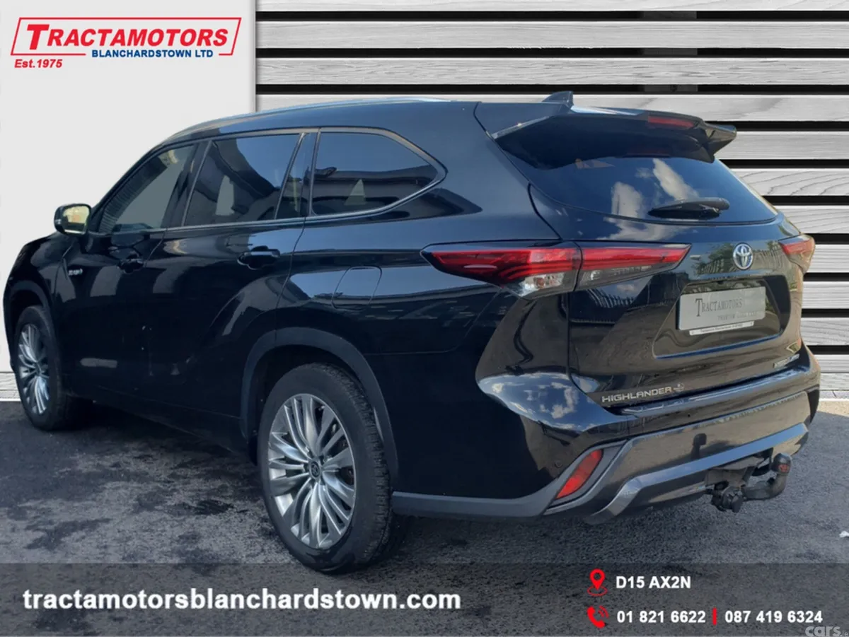 Toyota Highlander Estate, Petrol Hybrid, 2022, Black