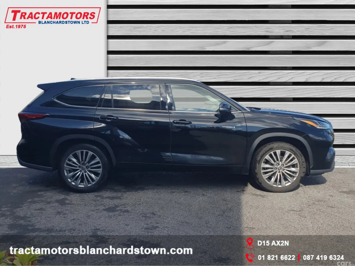Toyota Highlander Estate, Petrol Hybrid, 2022, Black