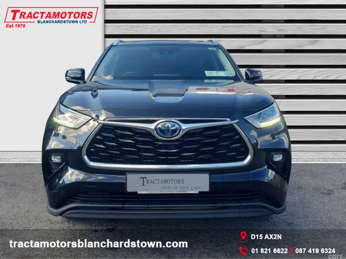 Toyota Highlander Estate, Petrol Hybrid, 2022, Black