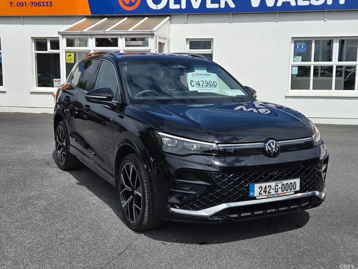 Volkswagen Tiguan Estate, Petrol Plug-in Hybrid, 2024, Black