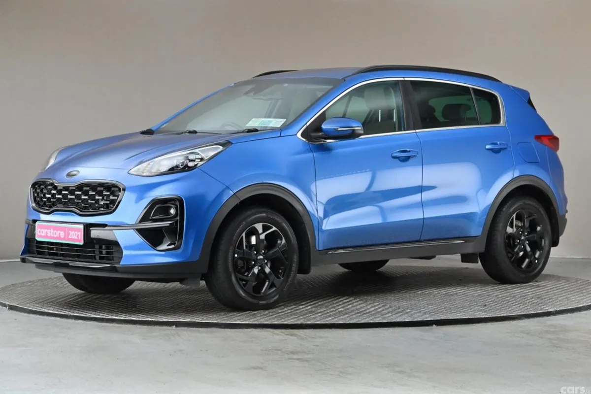 Kia Sportage SUV, Diesel Hybrid, 2021, Blue