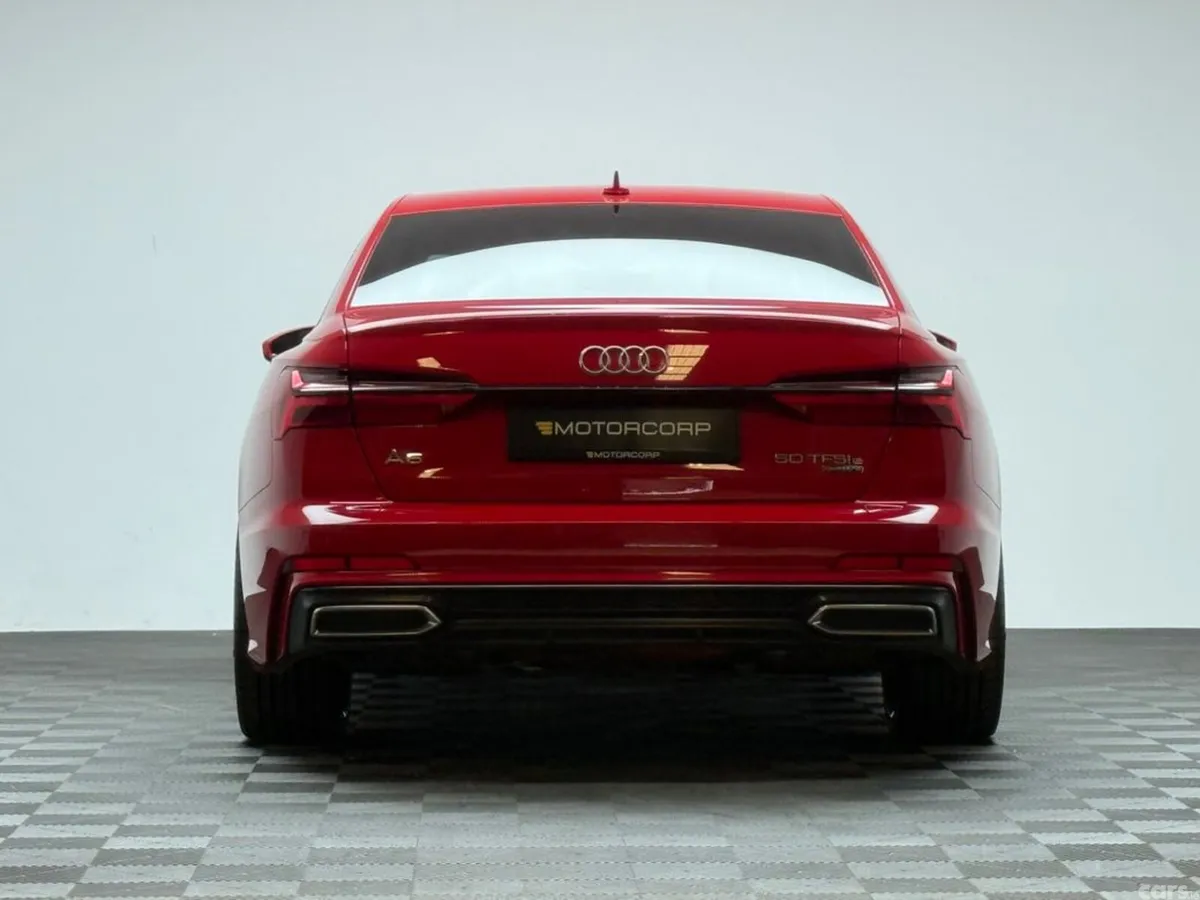 Audi A6 Saloon, Petrol Plug-in Hybrid, 2023, Red