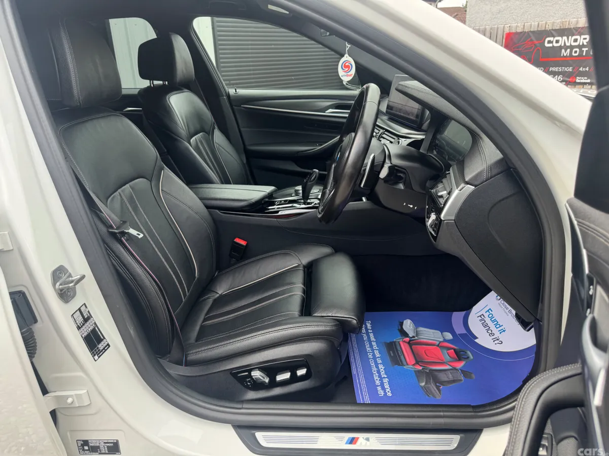 BMW 5-Series Saloon, Diesel Hybrid, 2021, White