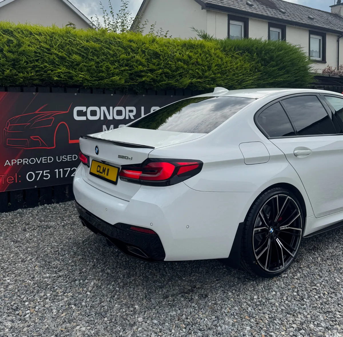 BMW 5-Series Saloon, Diesel Hybrid, 2021, White