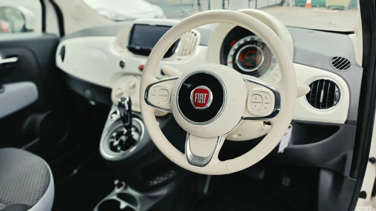 Fiat 500 Hatchback, Petrol, 2017, White