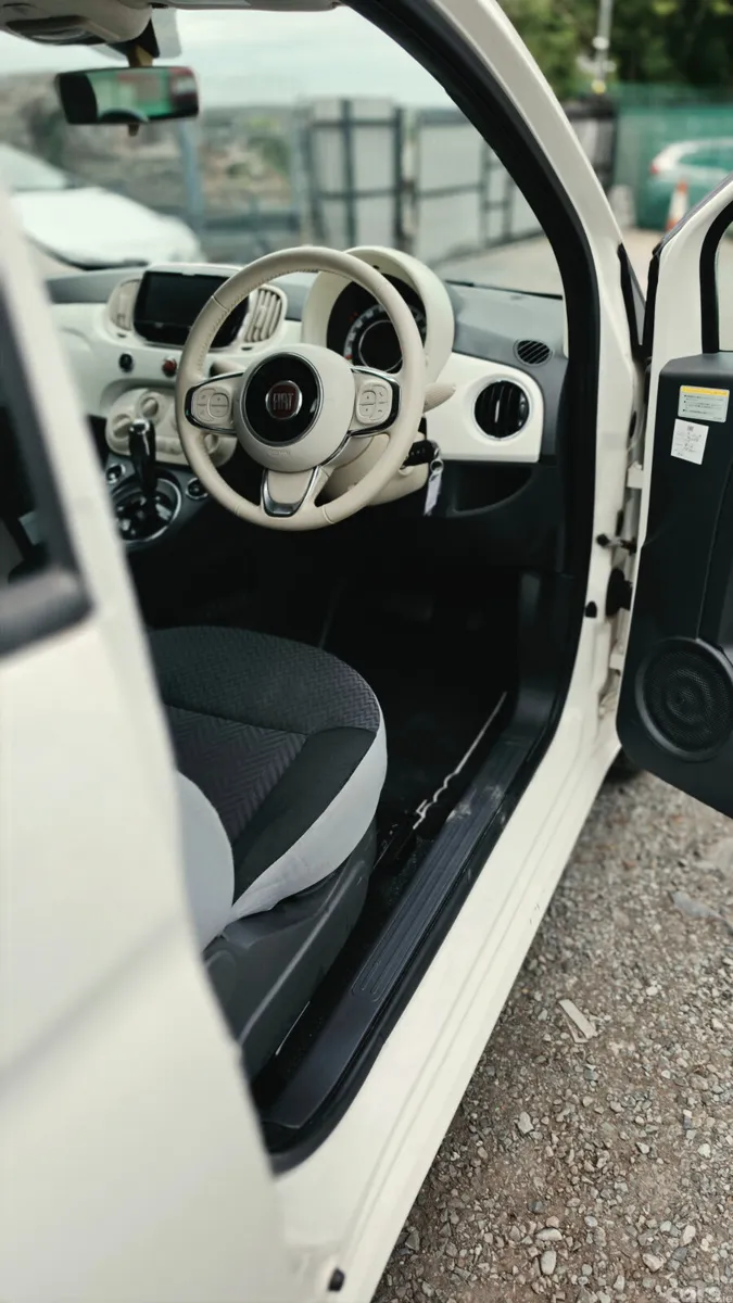 Fiat 500 Hatchback, Petrol, 2017, White