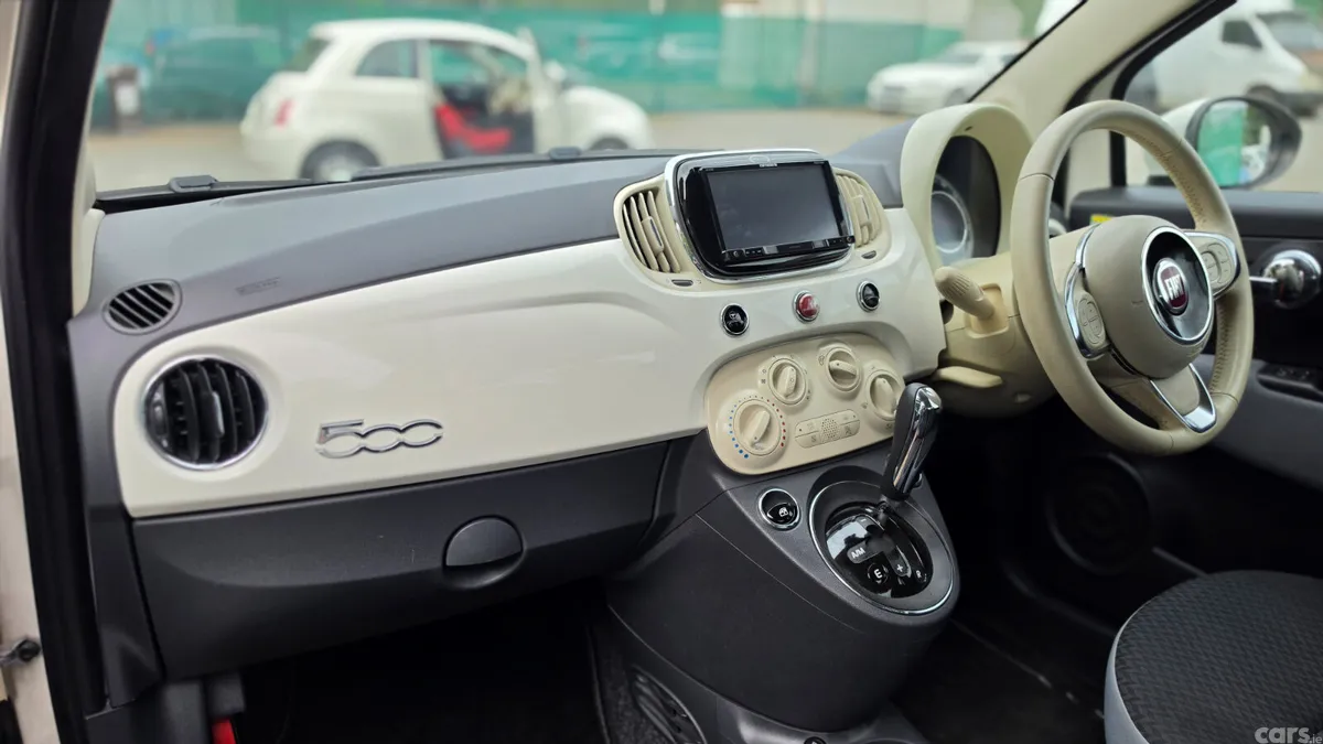 Fiat 500 Hatchback, Petrol, 2017, White