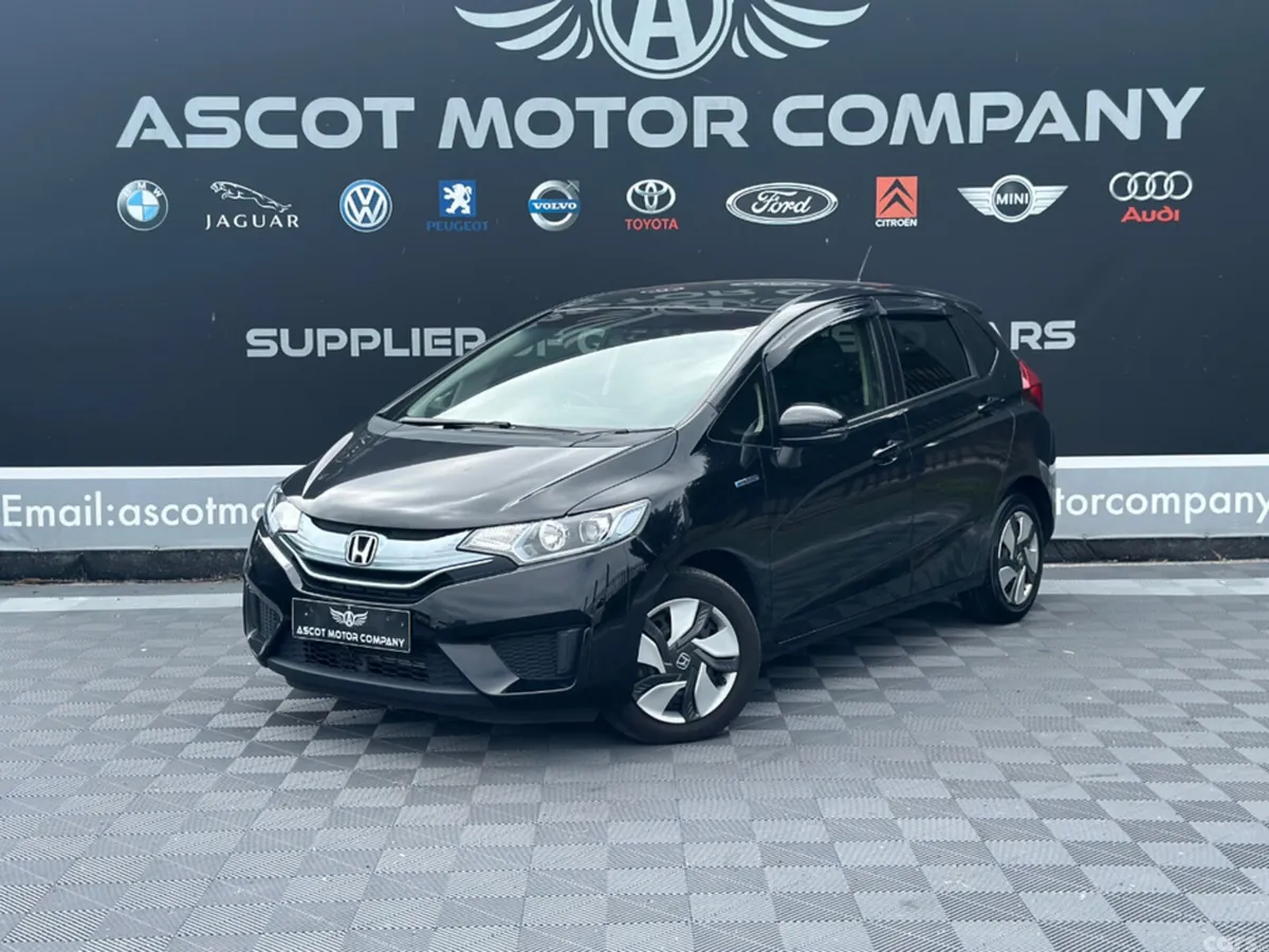 Honda Fit Hatchback, Petrol Hybrid, 2015, Black
