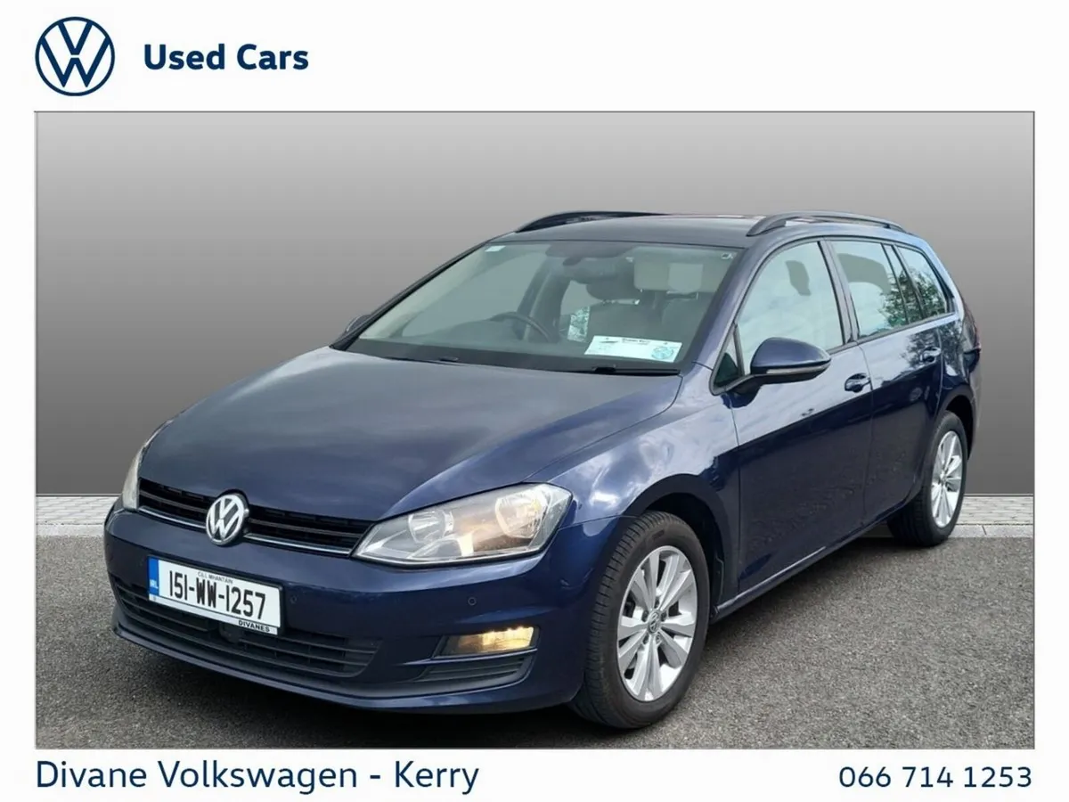 Volkswagen Golf Estate, Diesel, 2015, Blue