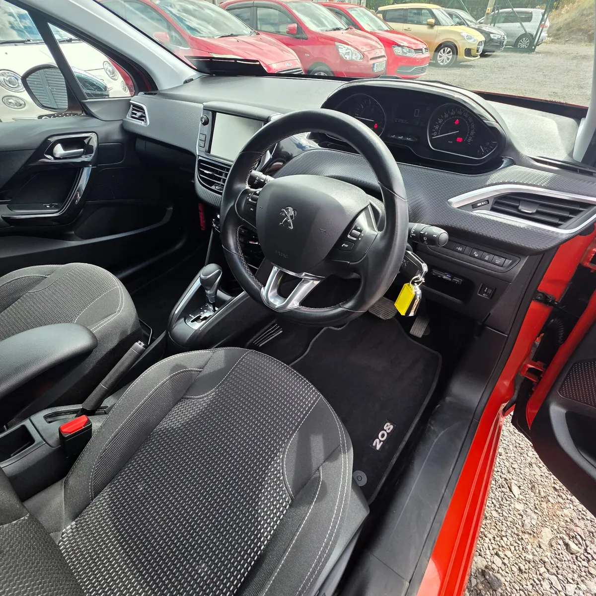 Peugeot 208 Hatchback, Petrol, 2017, Orange