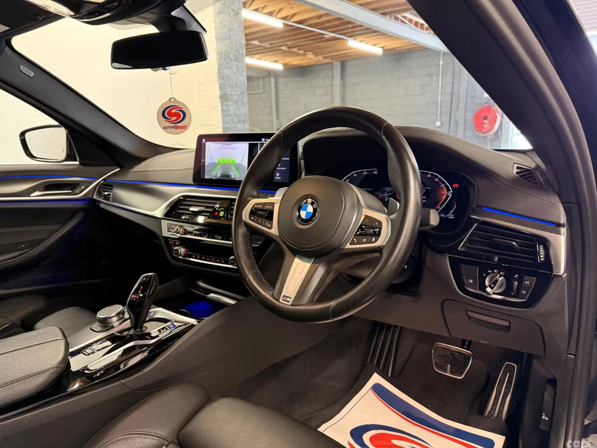 BMW 5-Series Saloon, Diesel Hybrid, 2021, Black