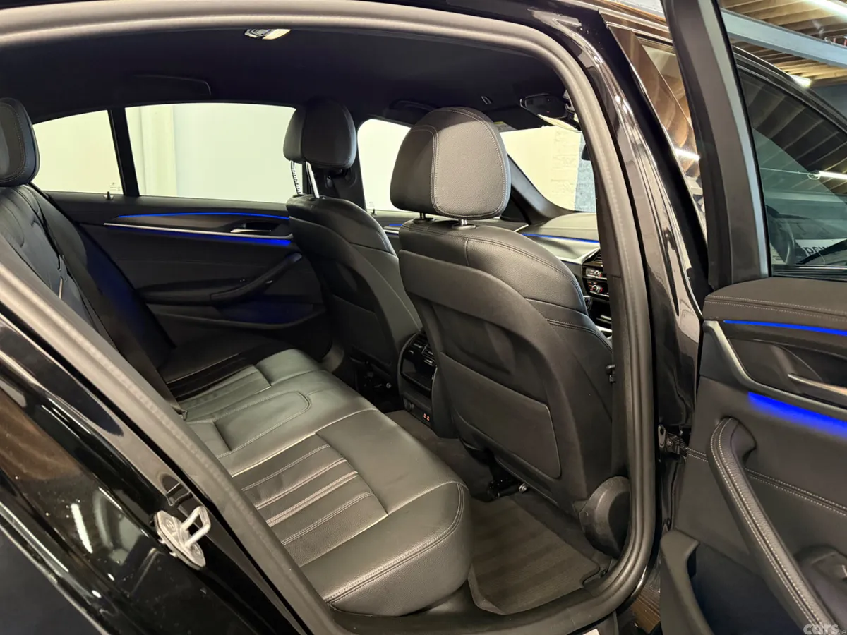 BMW 5-Series Saloon, Diesel Hybrid, 2021, Black