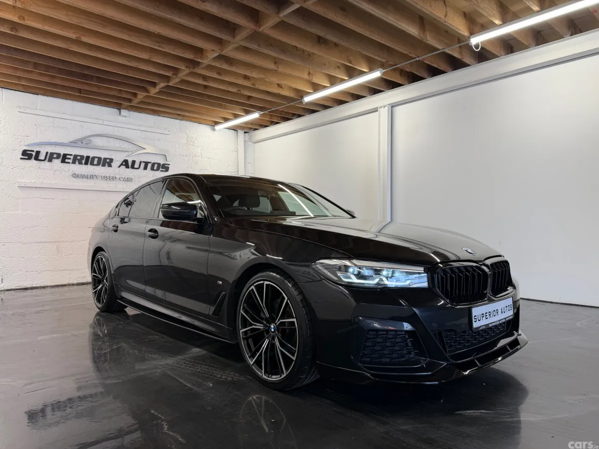 BMW 5-Series Saloon, Diesel Hybrid, 2021, Black