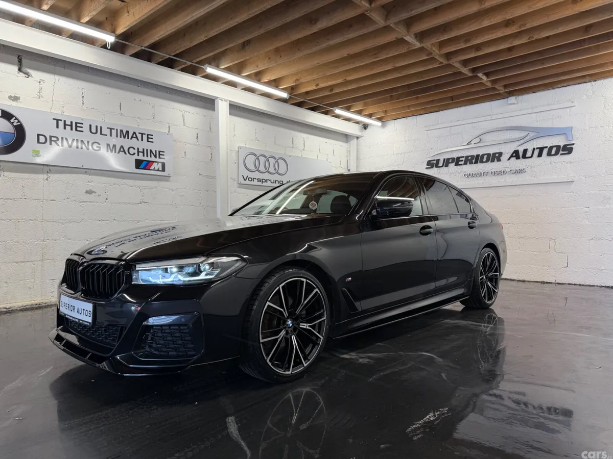BMW 5-Series Saloon, Diesel Hybrid, 2021, Black