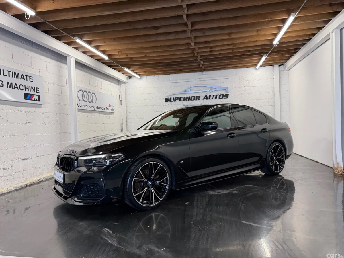 BMW 5-Series Saloon, Diesel Hybrid, 2021, Black