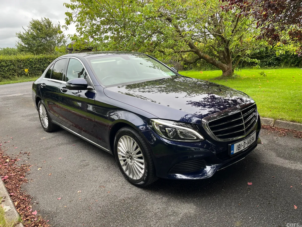 Mercedes-Benz C-Class Saloon, Diesel, 2018, Blue
