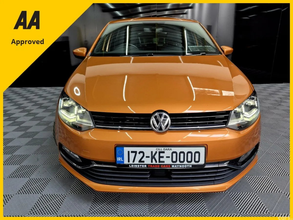Volkswagen Polo Hatchback, Petrol, 2017, Orange