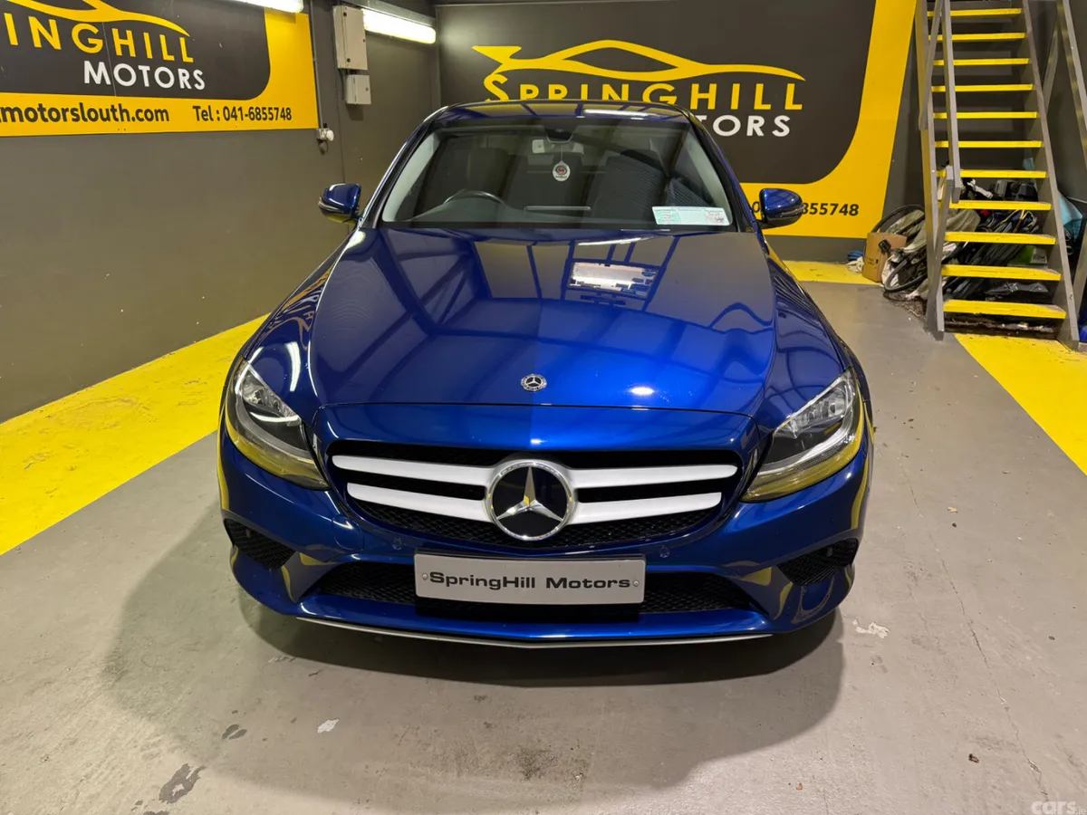Mercedes-Benz C-Class Saloon, Petrol, 2019, Blue