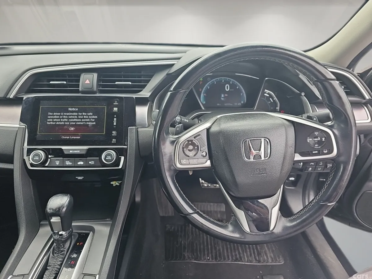 Honda Civic Saloon, Petrol, 2019, Black