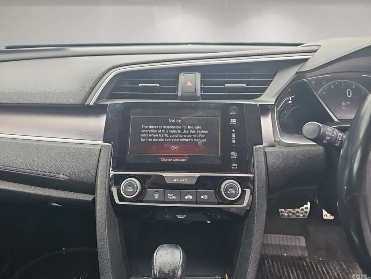 Honda Civic Saloon, Petrol, 2019, Black