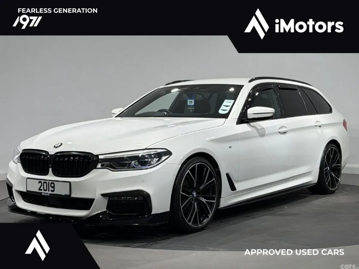 BMW 5-Series Estate, Diesel, 2019, White